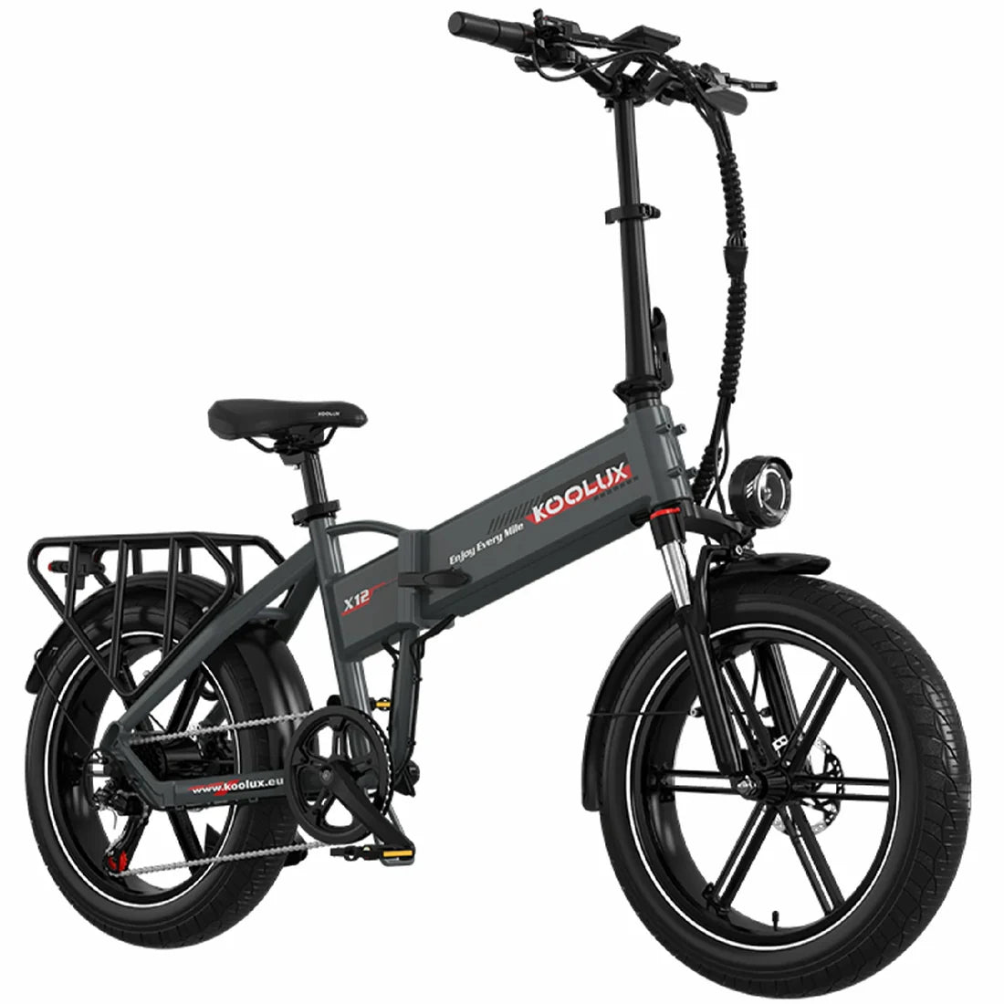 KOOLUX X12 EU pliant vue de coté droit E-VELO