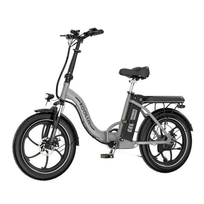VAE KOOLUX BK6S 3.0 GRIS vue de coté gauche de trois quart E-VELO