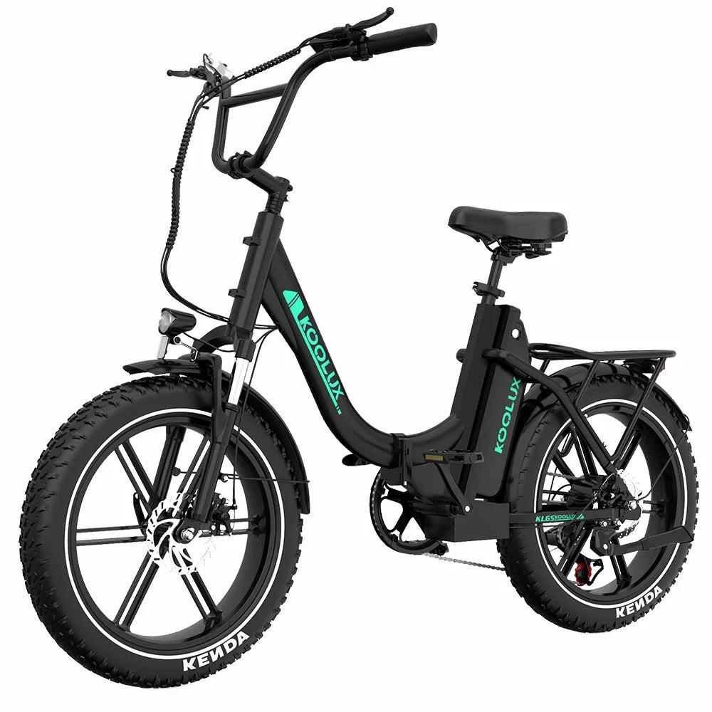 Fat Bike KOOLUX KL6S EU noir vue de coté gauche E-VELO