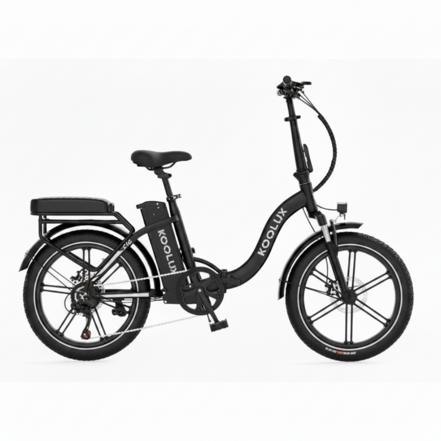 Vélo électrique pliable KOOLUX X16 noir 1000W E-VELO avec batterie 48V et autonomie jusqu'à 150 km