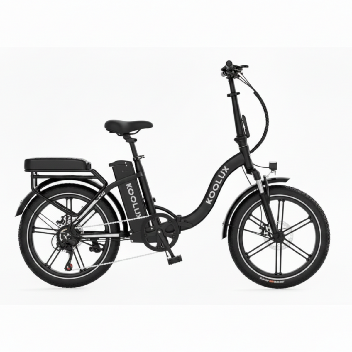 Vélo électrique pliable KOOLUX X16 noir 1000W E-VELO avec batterie 48V et autonomie jusqu'à 150 km