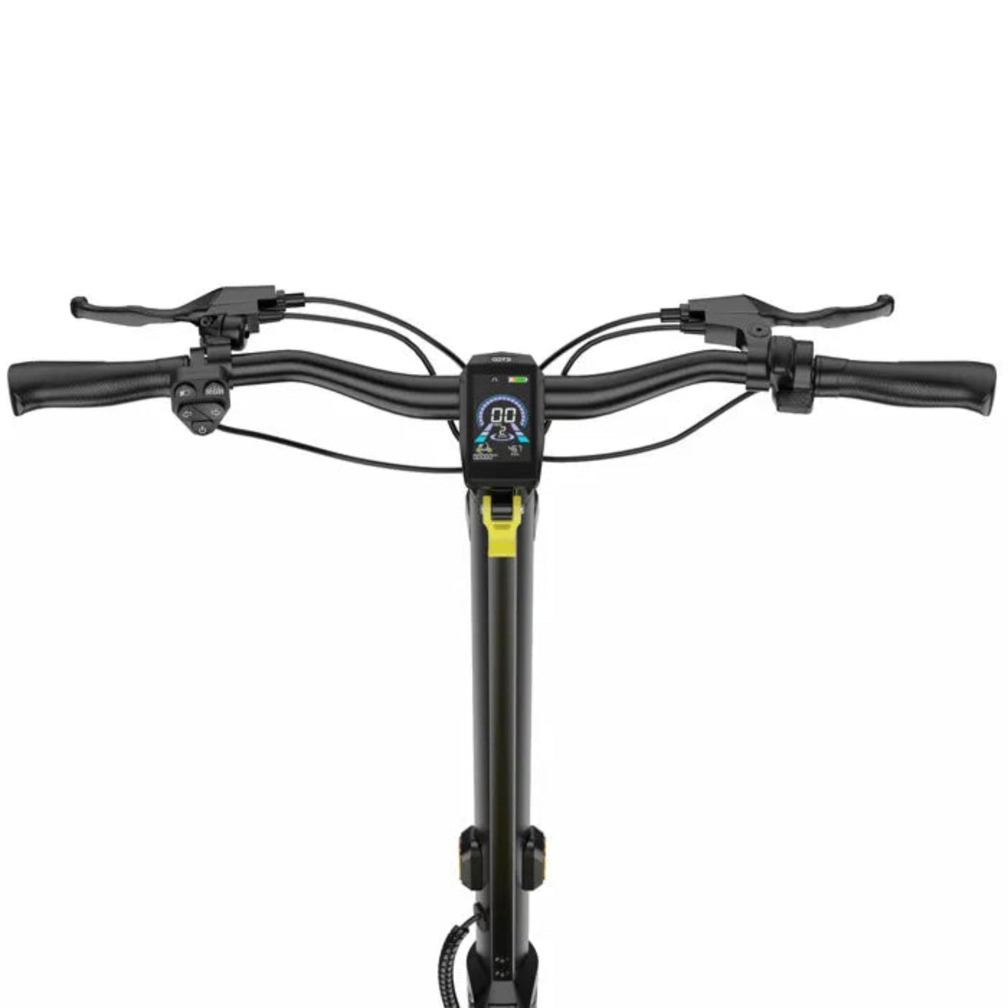 Guidon ergonomique de la trottinette OOTD SR1 avec commandes et accélérateur facilement accessibles E-VELO