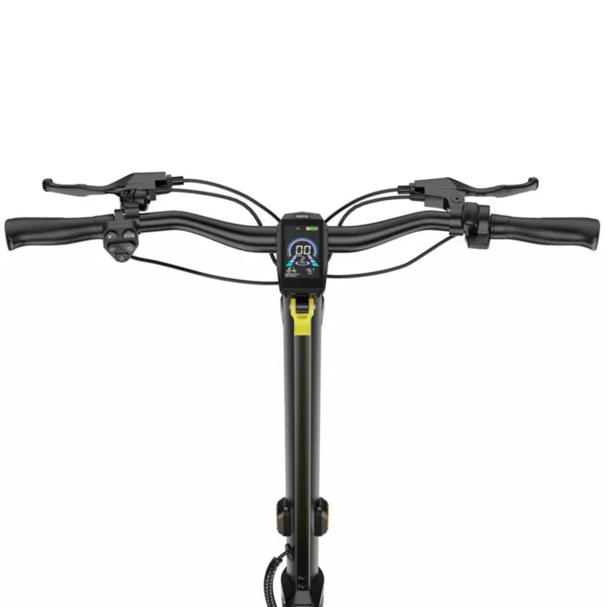 Guidon ergonomique de la trottinette OOTD SR1 avec commandes et accélérateur facilement accessibles E-VELO