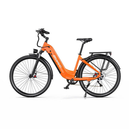 ONESPORT OT05 PRO orange vue de profil gauche E-VELO