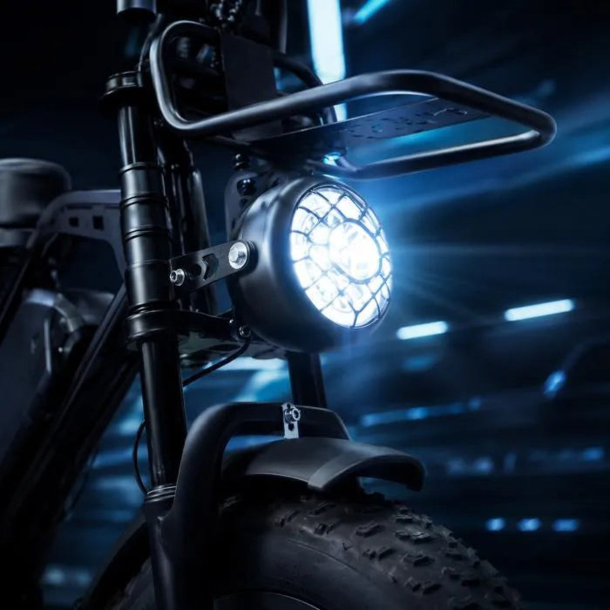 Fat bike VOMO X80 ultra phare avant led E-VELO